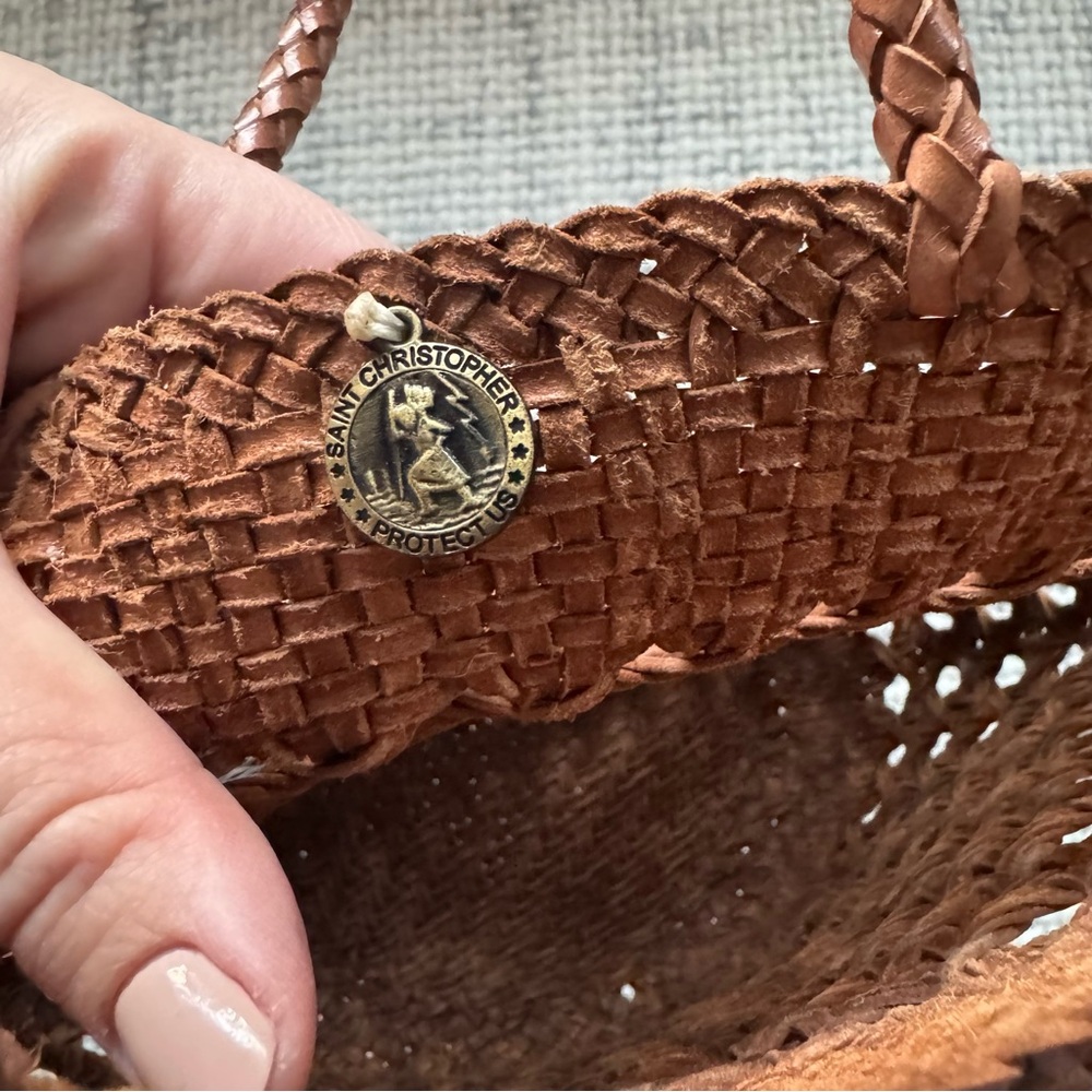 Dragon Diffusion Brown Woven Mini Tote Bag - Picture 4 of 5